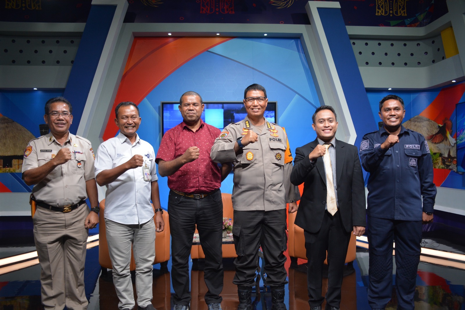 Dialog Interaktif Papua 60 Menit Dengan Tema Pengamanan Operasi Mantap Brata Cartenz 2024