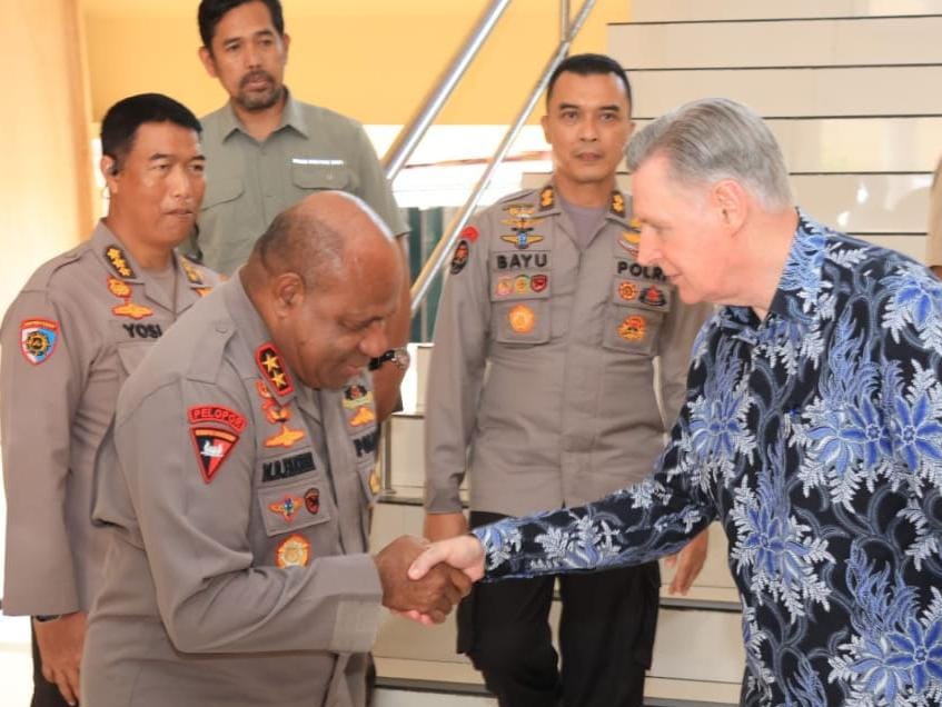 Dubes Selandia Baru Bertemu Kapolda Papua dan Ka Ops Damai Cartenz-2024 Bahas Pembebasan Pilot Susi Air