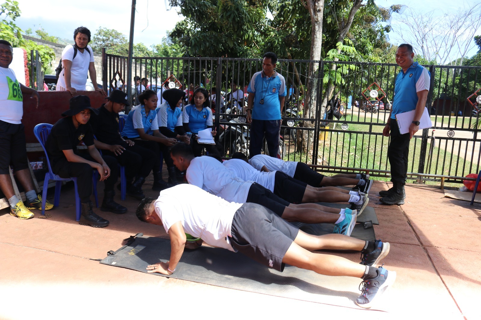 Biro SDM Polda Papua Gelar Tes Kesamaptaan Jasmani Seleksi SIP T.A. 2024