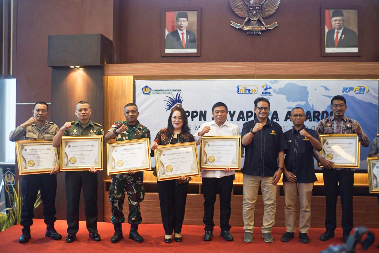 Korem 172/PWY Raih Tiga Penghargaan KPPN Jayapura Awards