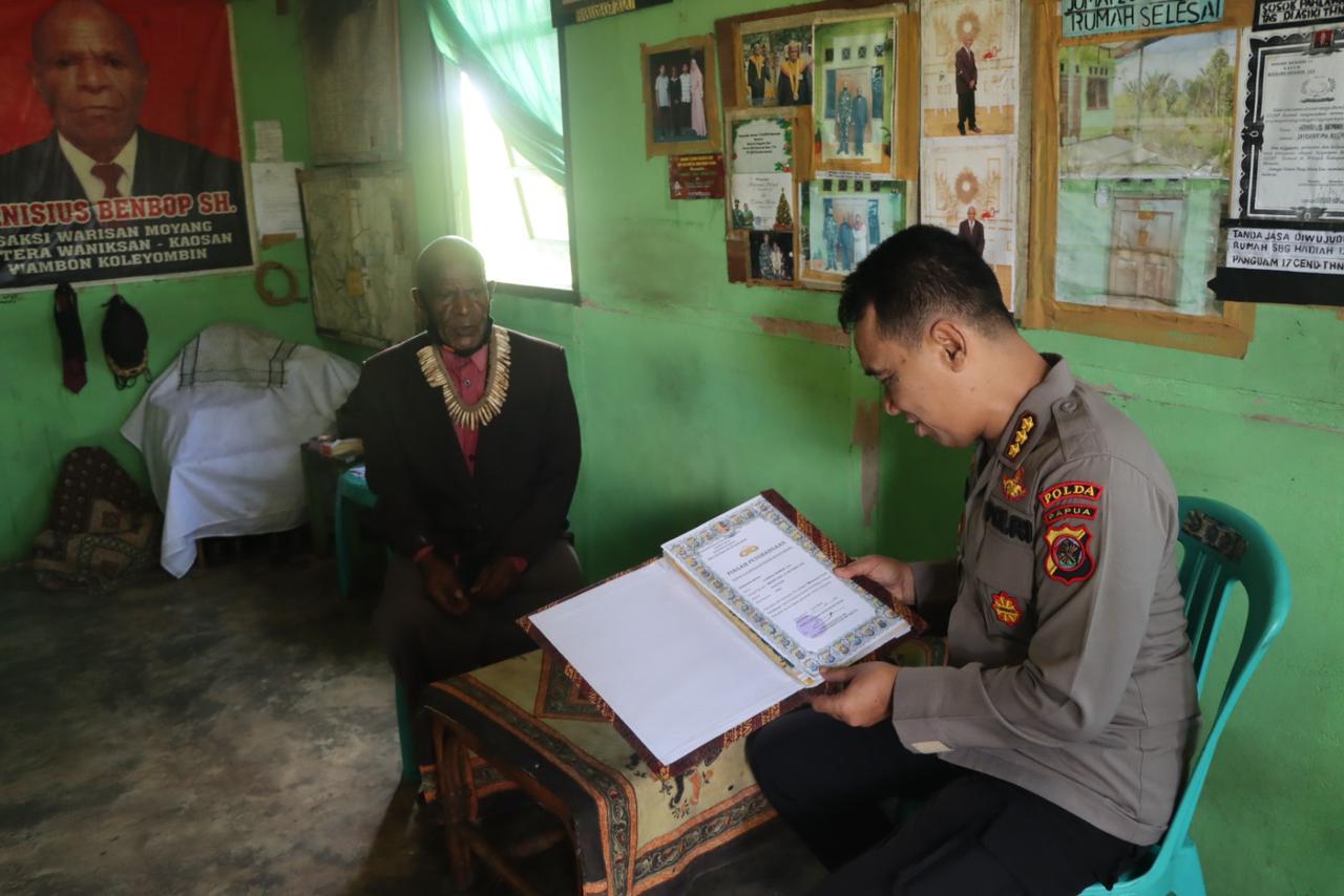 LO Polda Papua Selatan Lakukan Silaturahmi dengan Para Tokoh di Boven Digoel