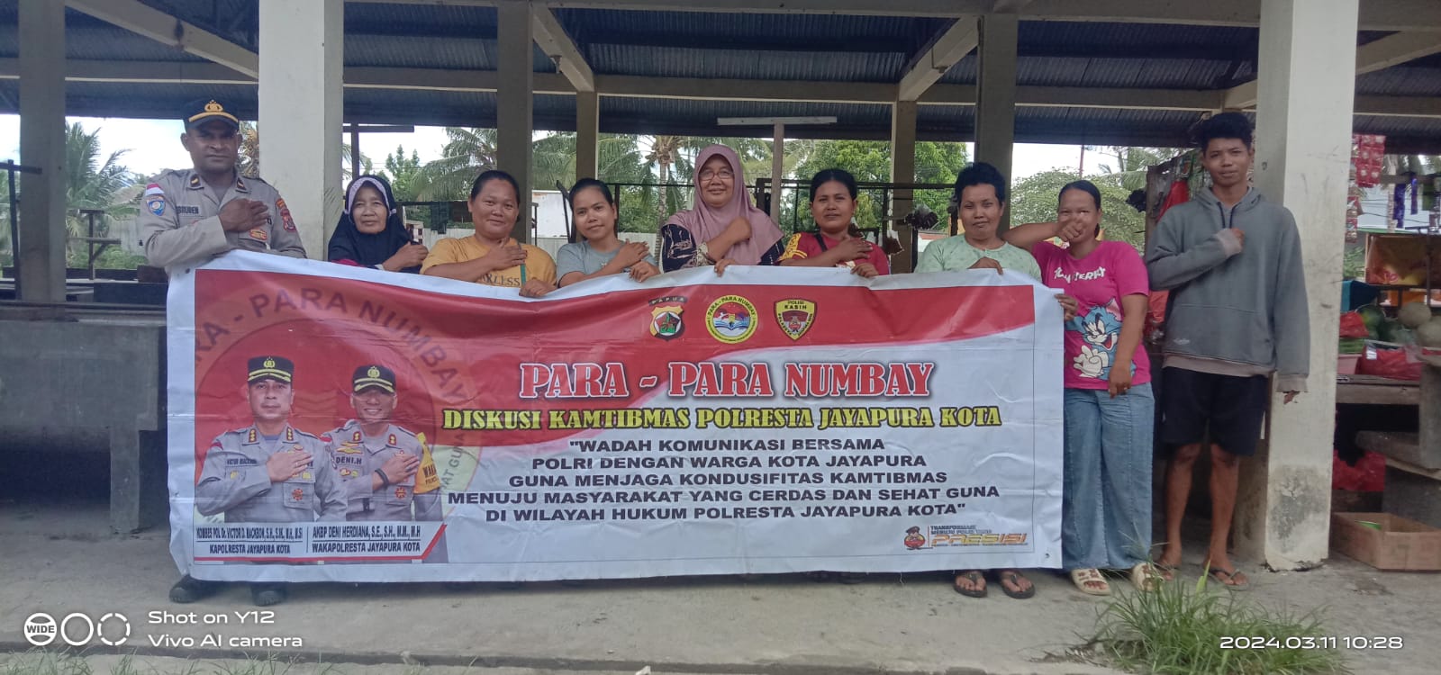 Memasuki Bulan Ramadhan, Kanit Binmas Polsek Muara Tami Sambangi Warga dan Beri Himbauan Kamtibmas