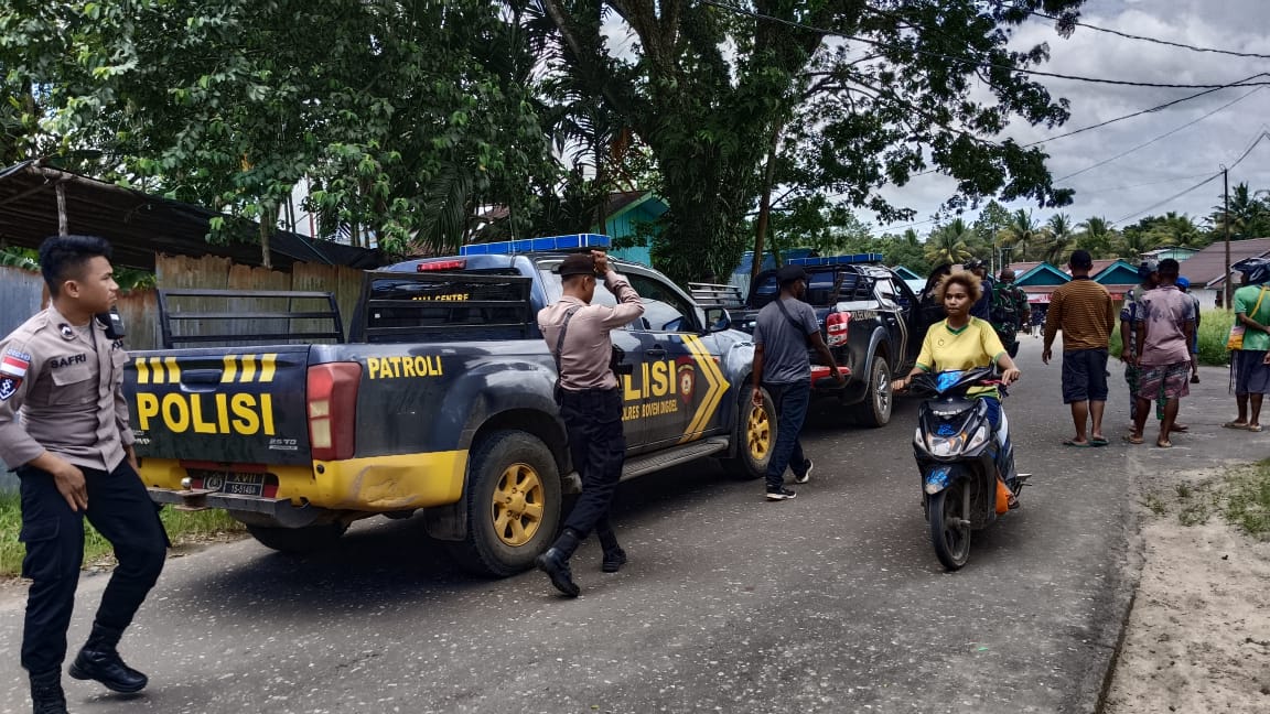 Polres Boven Digoel Terus Gencarkan Patroli Pasca-Pemilu 2024