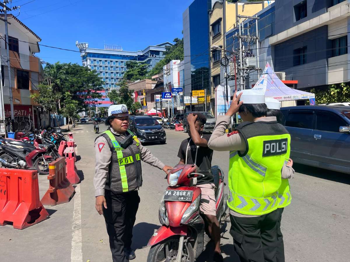 Polresta Jayapura Kota Gelar KRYD Jelang Hari Raya Lebaran