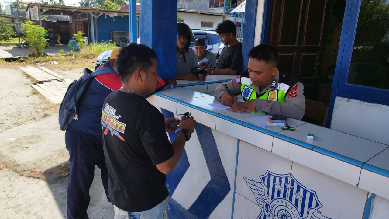Tekan Pelanggaran Dan Angka Kecelakaan, Satlantas Polres Sarmi Gelar KRYD
