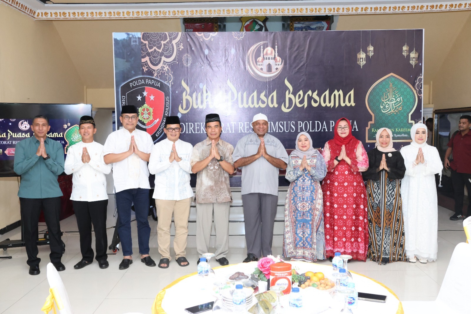 Kapolda Papua Hadiri Buka Bersama Keluarga Besar Ditreskrimsus Polda Papua