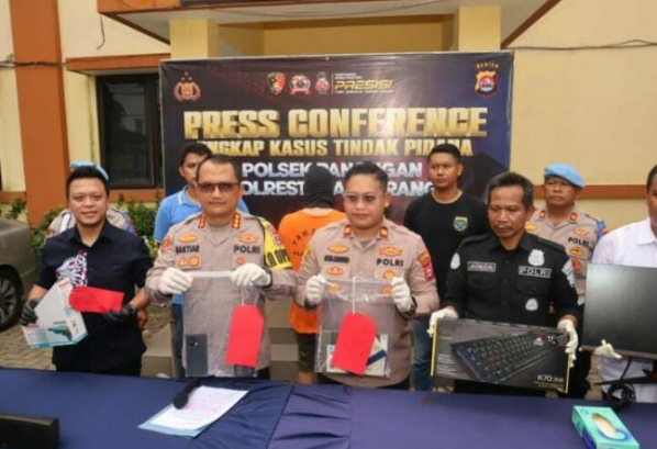 Gasak Harta Benda Saat Korban Mudik,Pelaku Dibekuk Polsek Panongan Polresta Tangerang