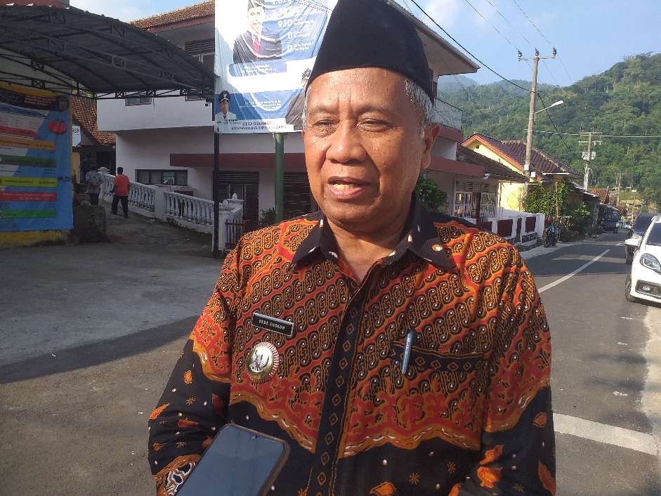 Penjelasan Kades Sukamaju Korban Bencana Gempa Sumringah Dengan kedatangan PJ Bupati Ciamis