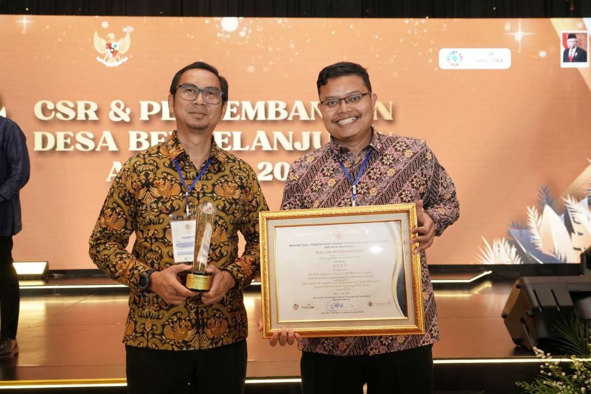 Program CSR Pemberdayaan Wanita PLN IP UBP Banten 3 Lontar Tangerang, Raih Penghargaan Gold Dalam Ajang CSR Dan PDB Awards 2024.