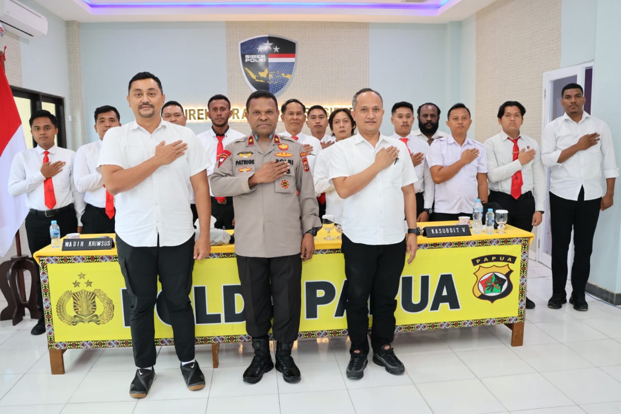 Wakapolda Papua Ikuti Rakernis Bareskrim Polri dan Penyerahan Keputusan Pembentukan Direktorat Reserse Siber