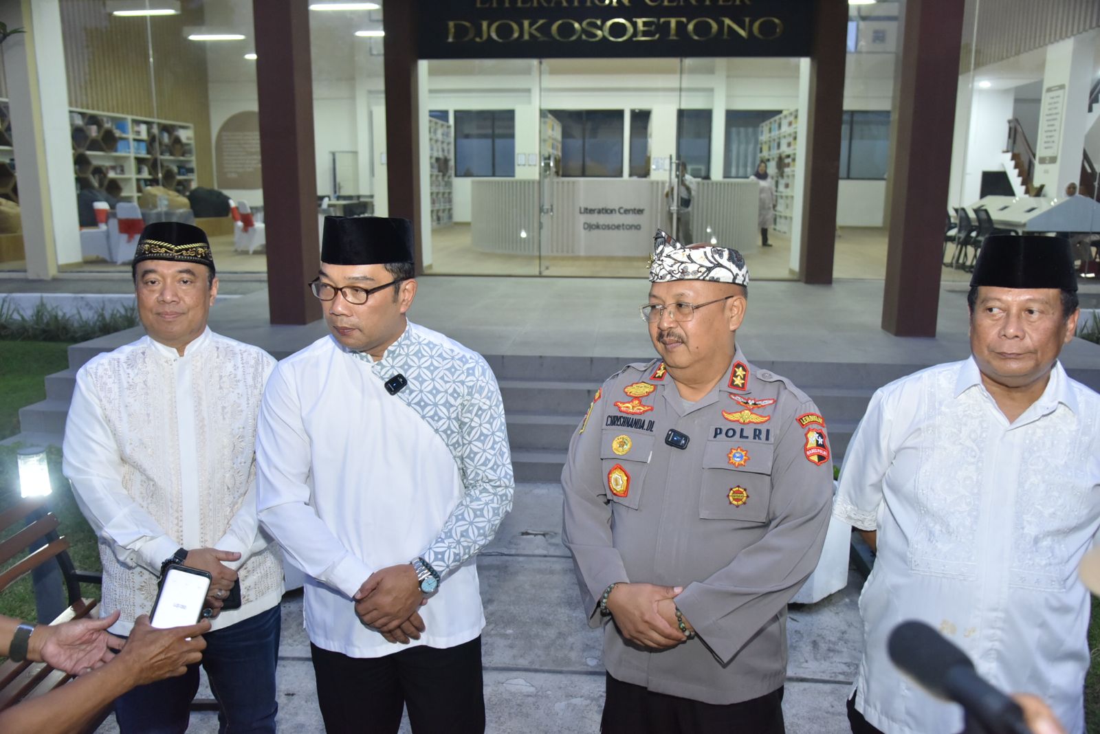 Peletakan Batu Pertama MASJID PANGGILAN SUJUD SESPIM LEMDIKLAT POLRI