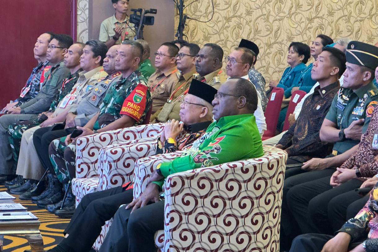 Didampingi Kapolda Papua, Wakil Presiden RI Tinjau Pembangunan dan Pertanian di Papua Selatan