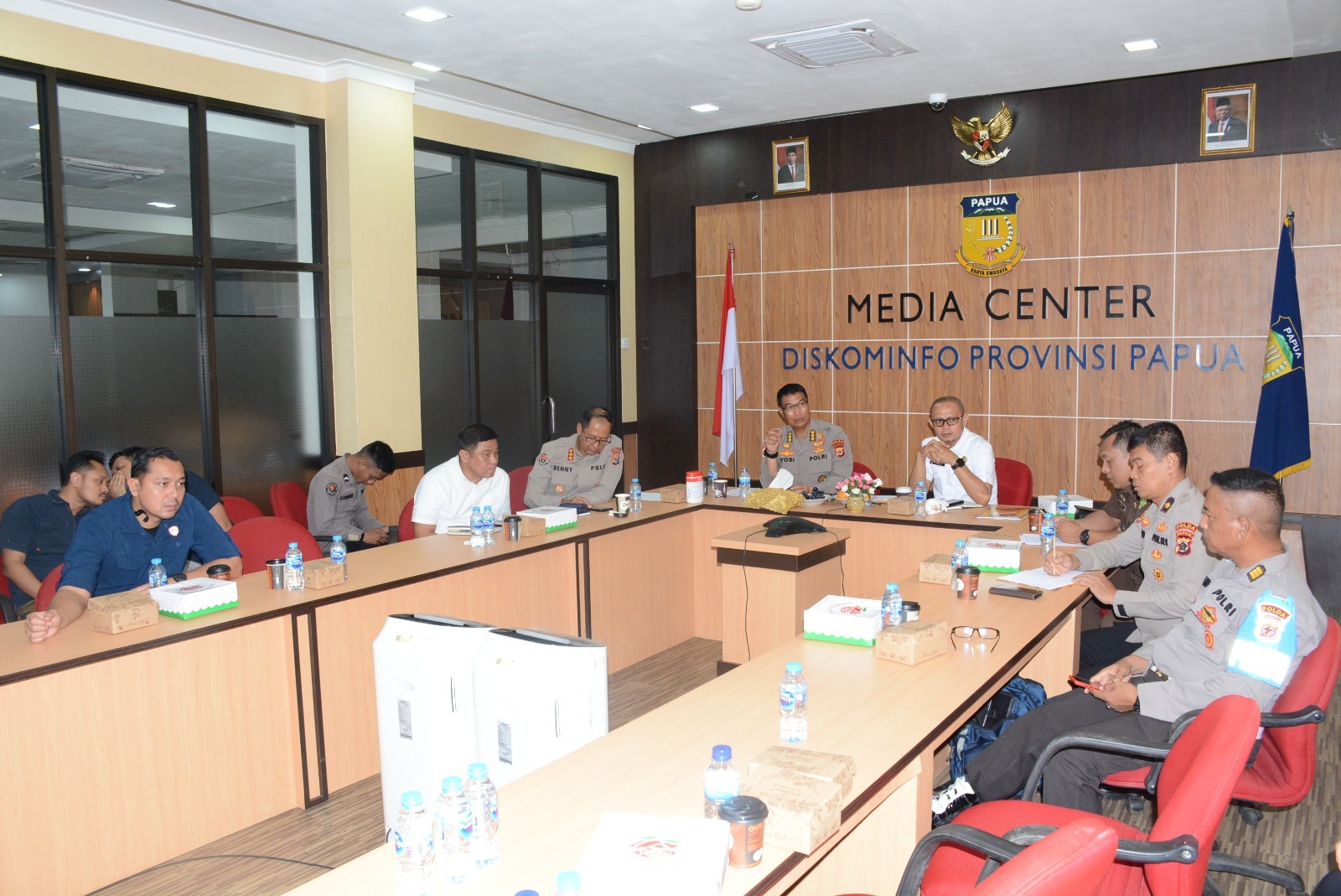 Irwasda Polda Papua Hadiri Soft Launching Interoperabilitas Si Duli dan SP4N Lapor Satgas Saber Pungli