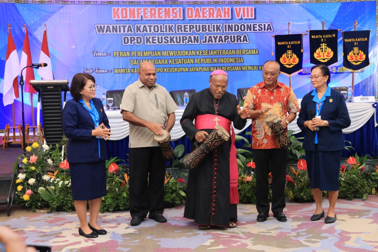 Kapolda Papua Hadiri Pembukaan Konferensi Daerah VIII Wanita Katholik Keuskupan Jayapura