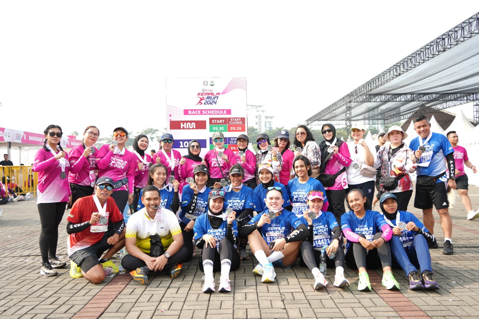 Ketua Bhayangkari Daerah Papua Hadir di Kemala Run 2024