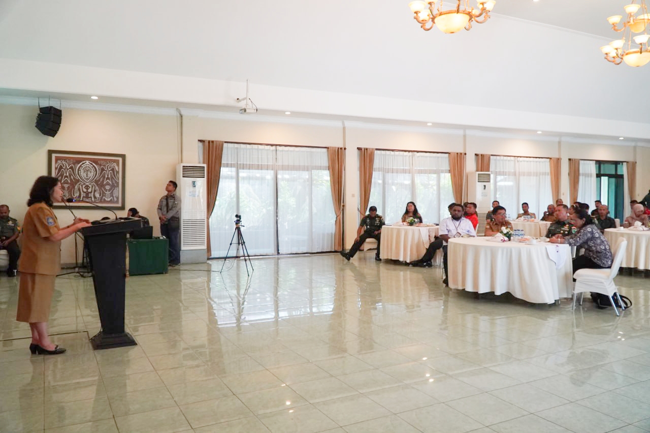 Tingkatkan Ketahanan Pangan, Korem 172/PWY Gelar Komsos Dengan Para Kepala Dinas Pertanian, Kepala BSIP dan BWS di Wilayahnya