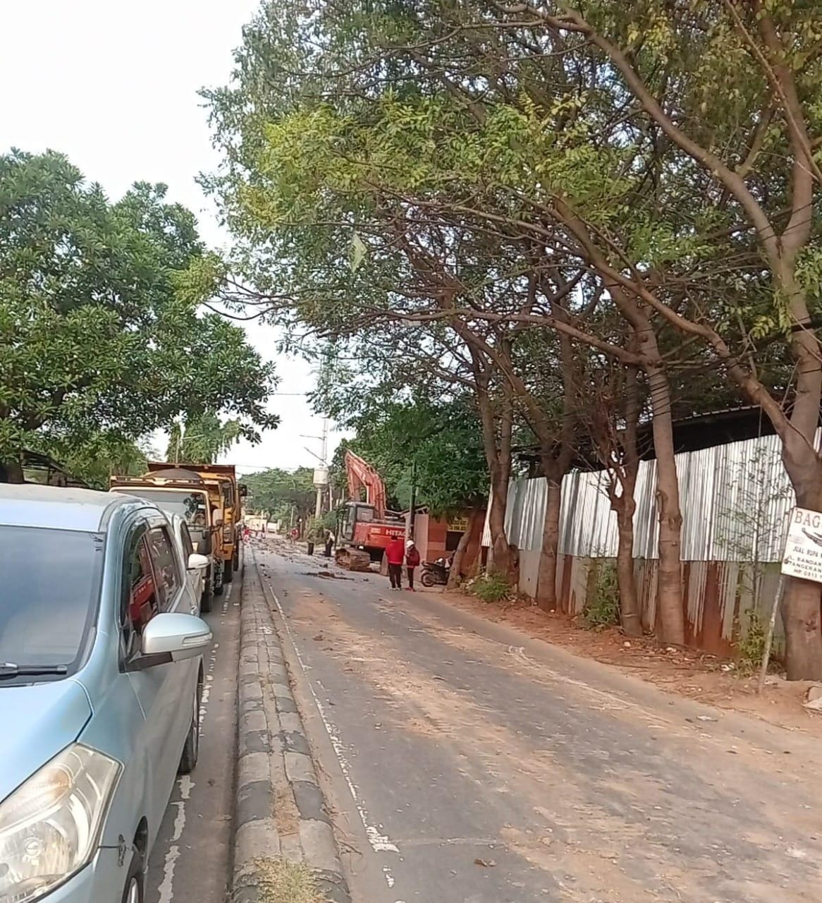 Jalan pembangunan 3 Macet Karena Proyek, Pengendara Bikin Pusing