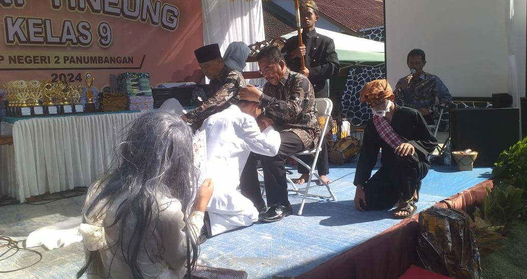 Terus Semangat Mencari Ilmu Raih Kesuksesan Dalam Gupay Tineung SMPN2 Panumbangan