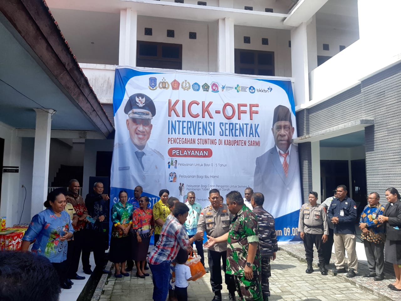 Kick-Off Intervensi Serentak Pencegahan Stunting di Kabupaten Sarmi