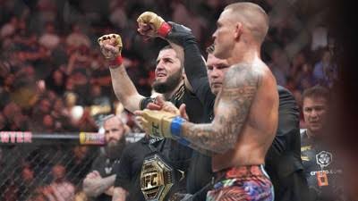 Islam Makhachev menang duel puncak UFC 302 Atas Dustin Poirier.