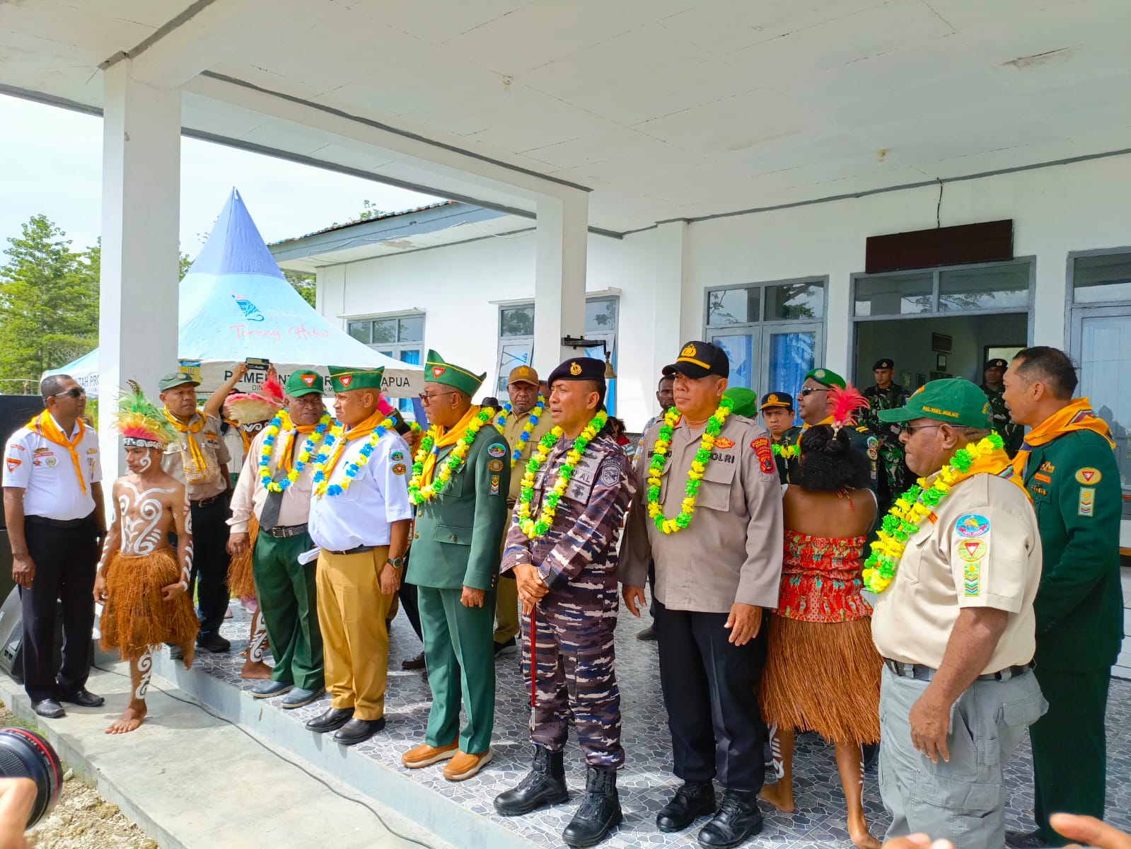 Kegiatan pembukaan Perkemamhan pathfinder II Gereja masehi Advent hari ke tujuh daerah misi papua