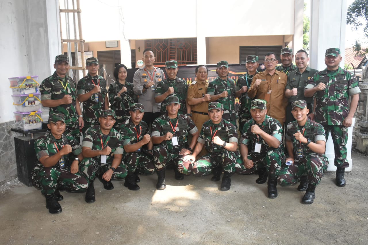 Peninjauan Danseskoad dalam KLK Wilhan Dikreg Seskoad LXIV TA 2024 di wilayah Kodim 0619/Purwakarta