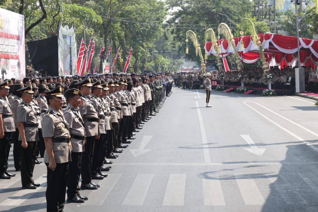 Kapolri Pimpin Upacara Hari Juang Polri di Surabaya
