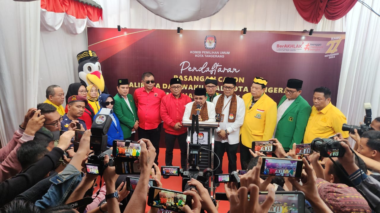 Daftar ke KPU, Sachrudin- Maryono Janji Tuntaskan Keluhan Masyarakat