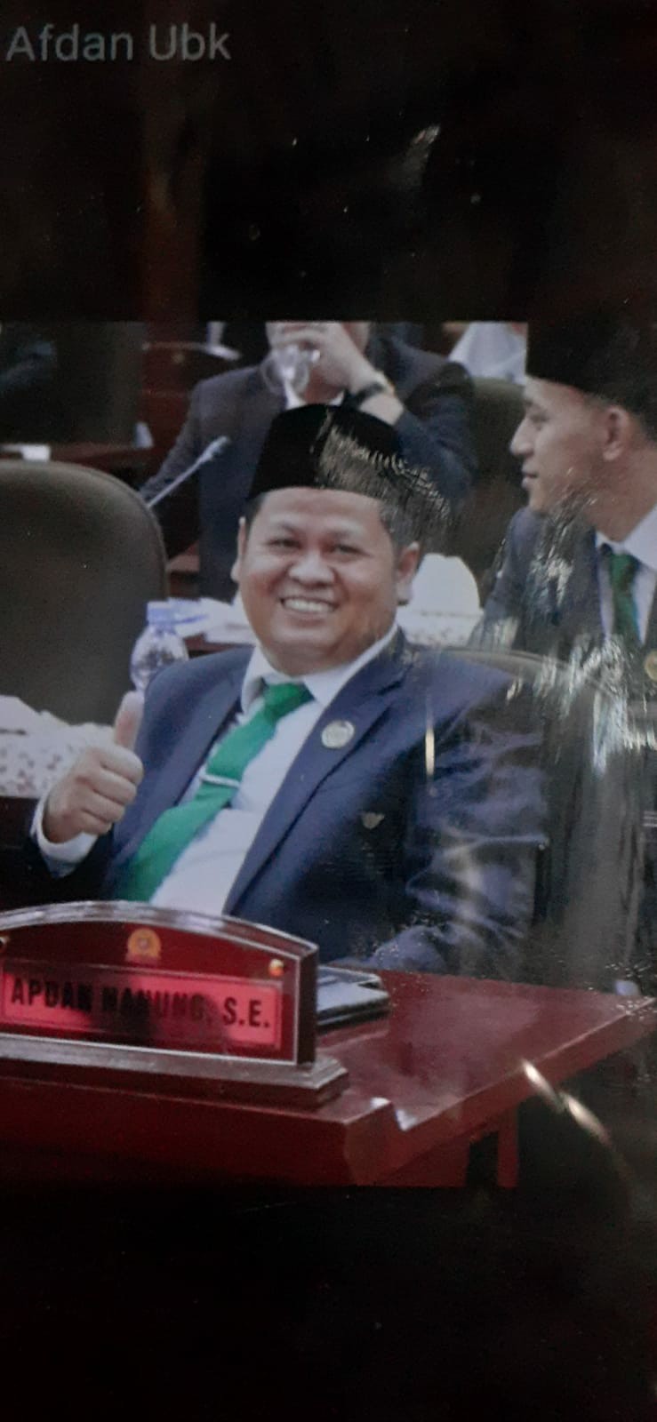 Afdan Nanung Siap Tampung Aspirasi Masyarakat dan di percaya jadi Ketua fraksi DPRD Kota Tangerang.