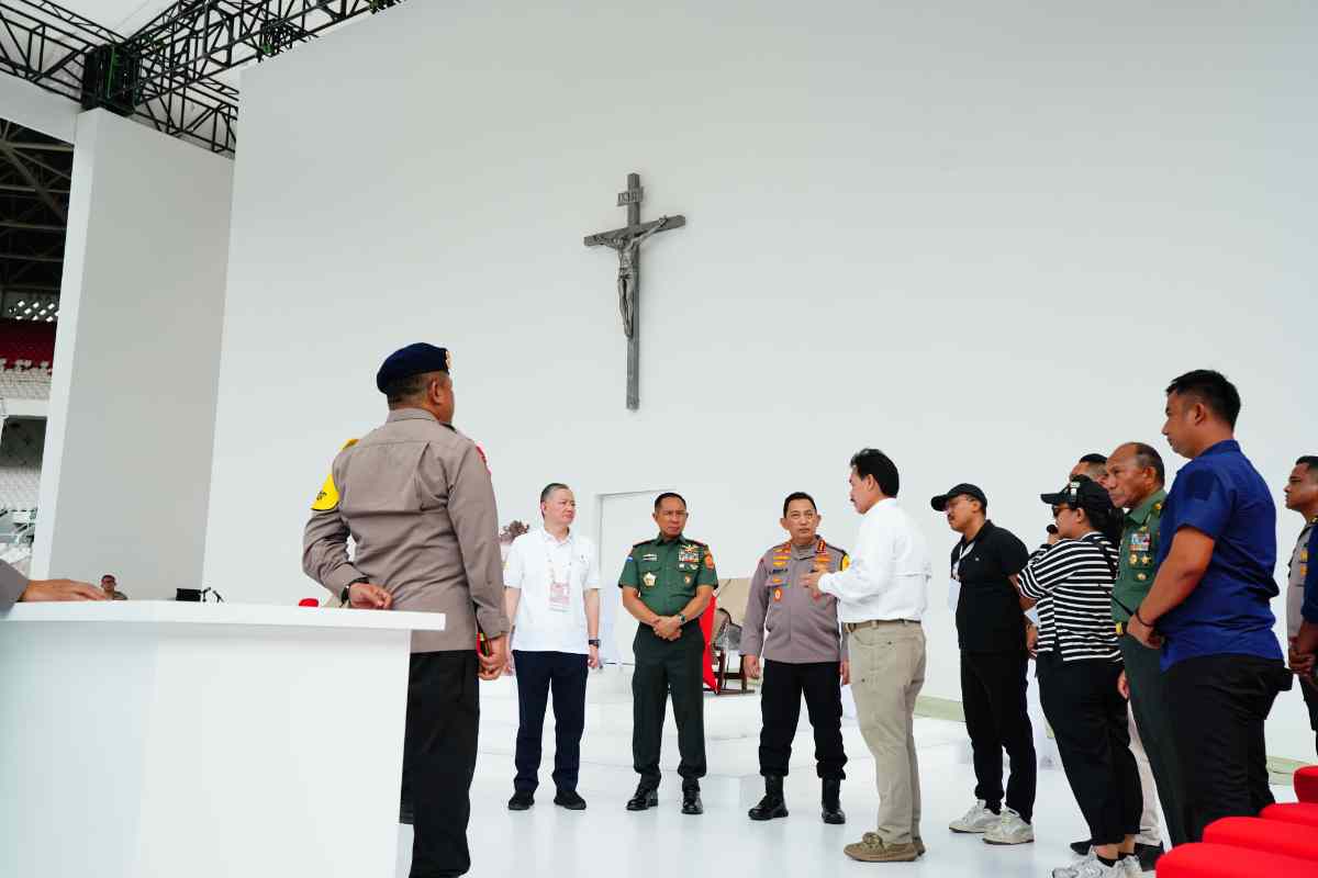 Tinjau Kesiapan Pengamanan, Kapolri Instruksikan Warga Terlayani dengan Baik saat Misa Agung Paus Fransiskus