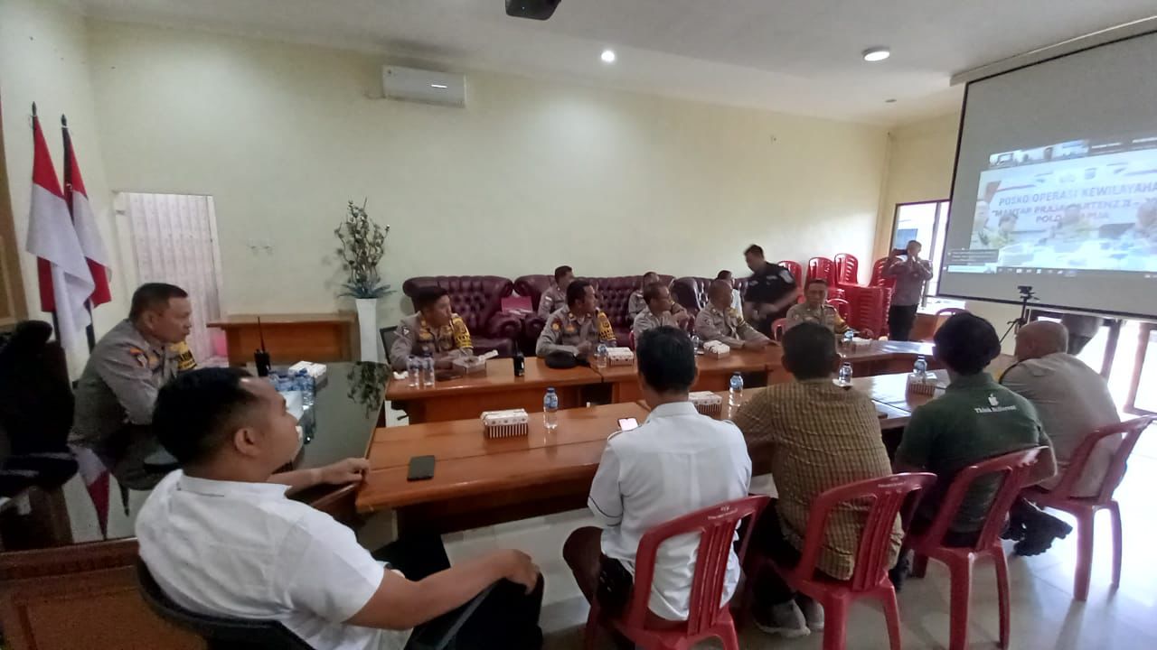 Personel Satgas Ops Wil Papua Selatan Ikuti Rapat Anev Mingguan OMPC II 2024