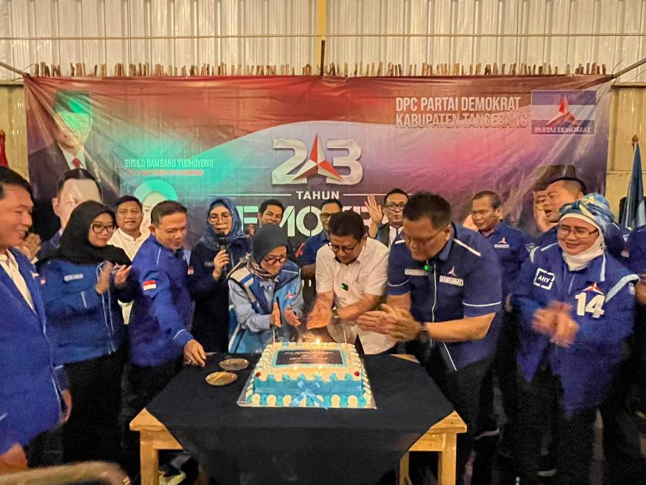 Rayakan HUT Ke 23, DPC Partai Demokrat Kabupaten Tangerang Gelar Konsolidasi Untuk Pilkada