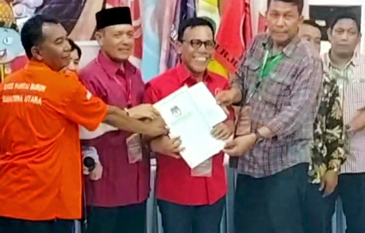 Sah Berkas Pencalonan MaMa Diterima KPU Tapteng