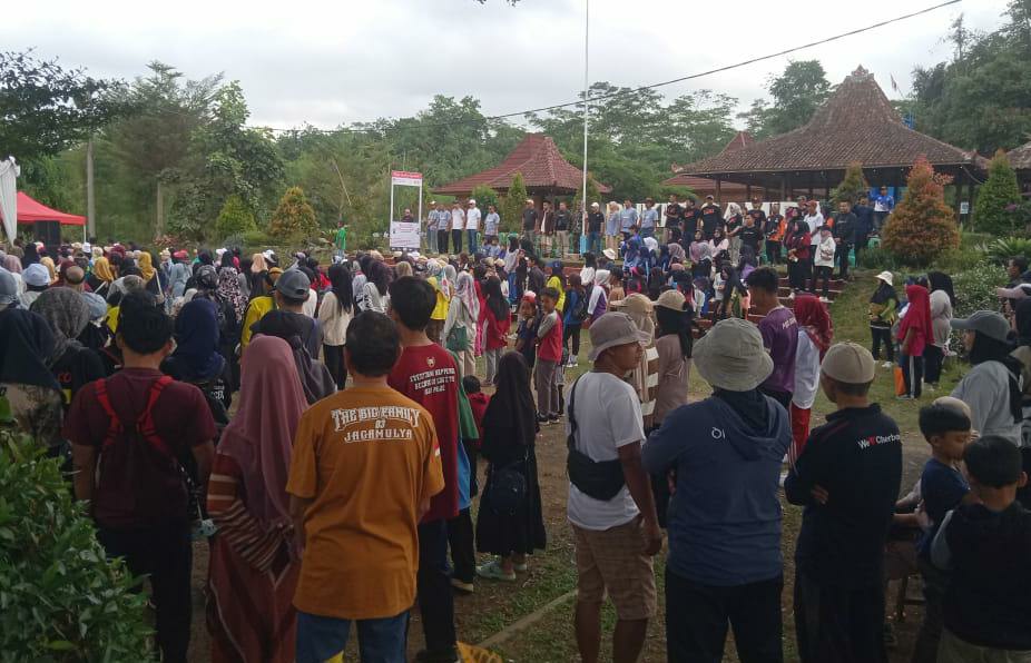 Sosialisasi Pilkada & Jalan Sehat di Rajadesa Tekankan Netralitas ASN