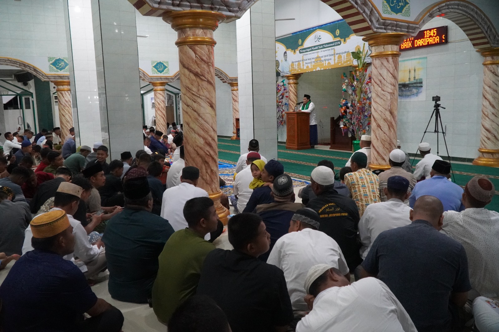 Korem 172/PWY Peringati Maulid Nabi Muhammad SAW: Membentuk Prajurit TNI Yang Religius