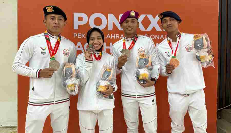 Brimob Raih Medali Perunggu Cabor Muaythai PON XXI Aceh-Sumut