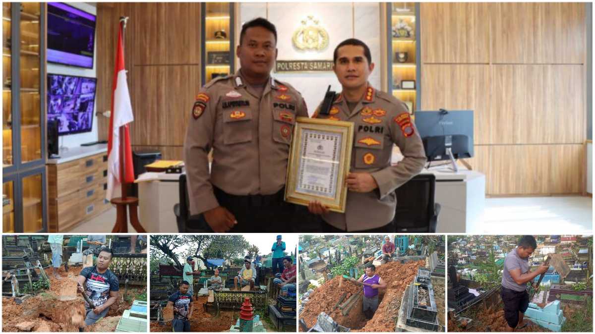 Kadivhumas Sampaikan Apresiasi Kapolri ke Anggota yang Jadi Penggali Kubur