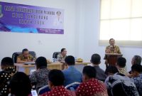 Sekretaris Daerah (Sekda) Kota Tangerang, Herman Suwarman, membuka Rapat Koordinasi Dukungan Elemen Satuan Kerja (DESK) Pilkada Kota Tangerang Tahun 2024, yang berlangsung di Gedung Bhakti Karya, Modernland, pada hari Kamis (05/09). 