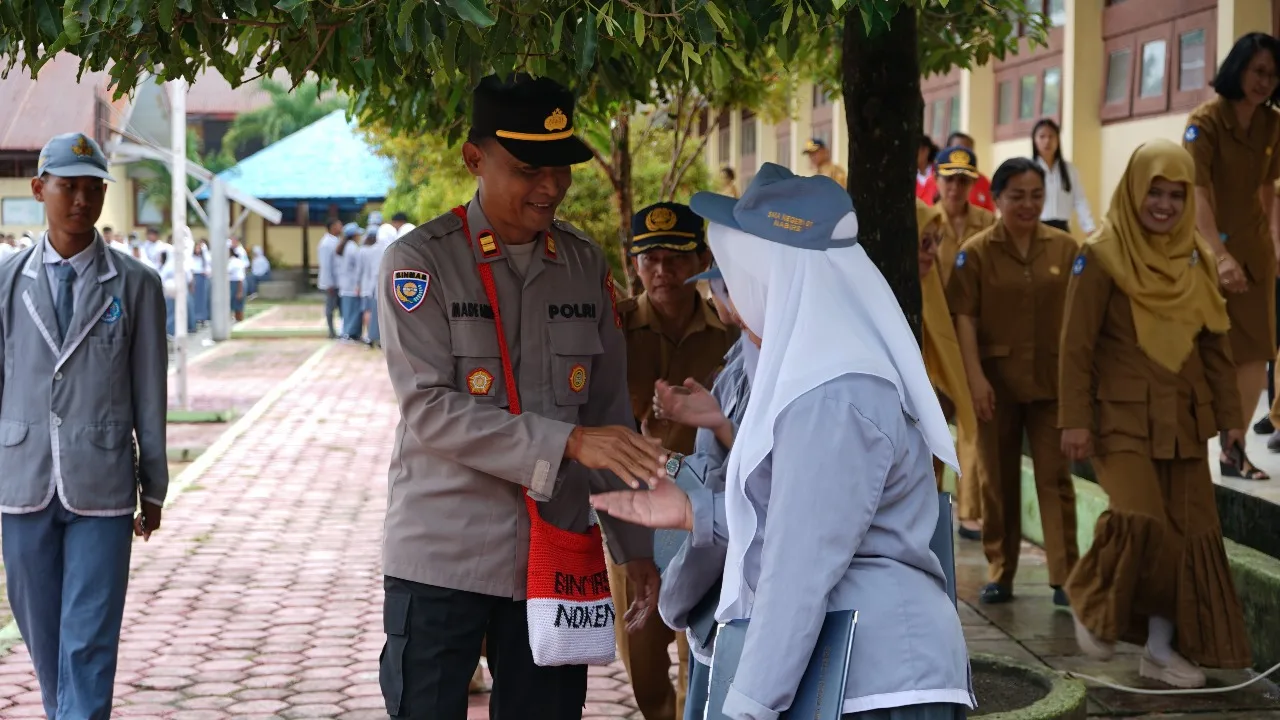 Subsatgas Binmas Ajak Generasi Muda Nabire Sukseskan Pilkada 2024 dengan Sikap Positif dan Anti-Kekerasan