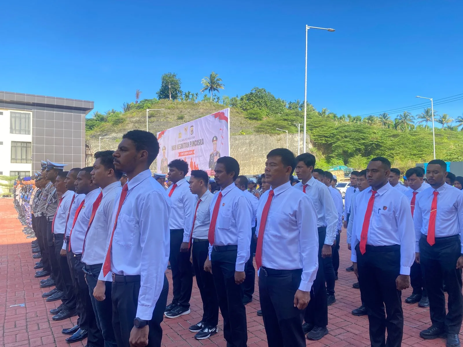 Personel Polda Papua Gelar Upacara Hari Kesaktian Pancasila Tahun 2024