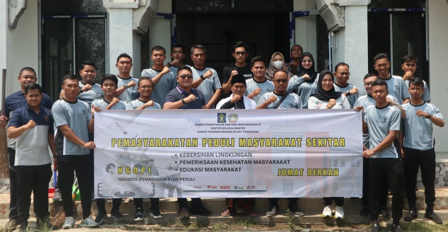 Program Sosial Rutan Kelas I Tangerang, Pemasyarakatan Peduli Masyarakat Dengan Ngopi Bareng dan Diskusi