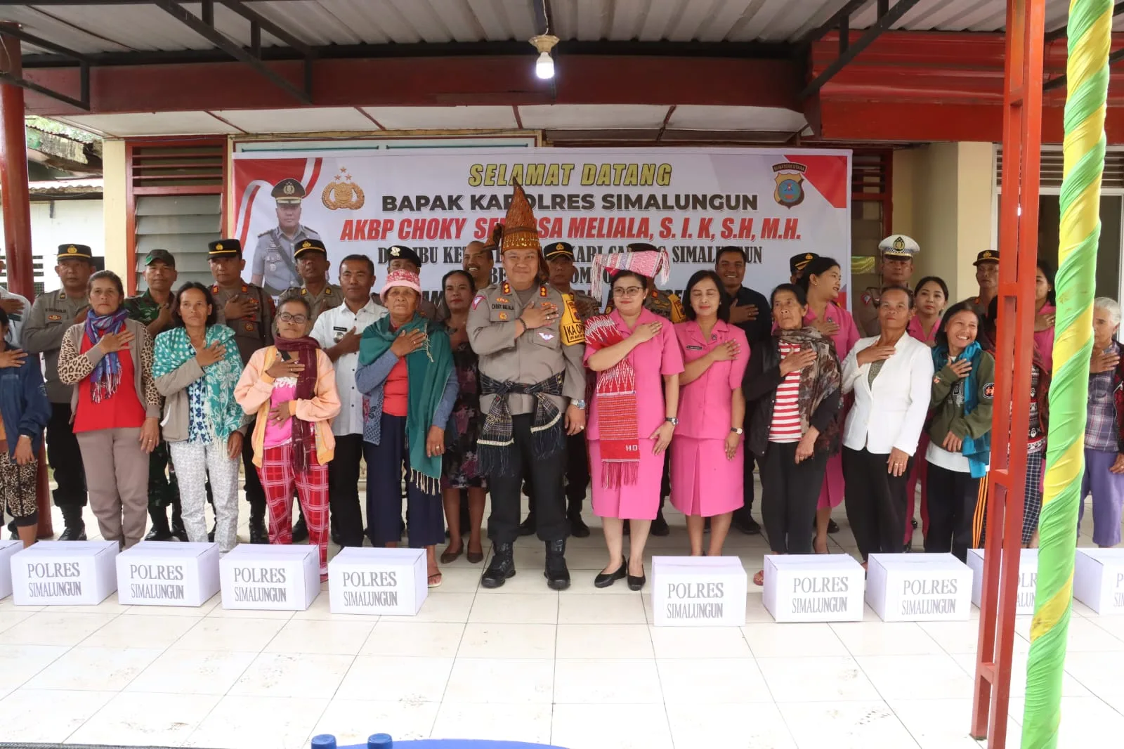 Kapolres Simalungun AKBP Choky Sentosa Meliala Gelar Kunjungan Kerja dan Tatap Muka di Polsek Purba, Tekankan Sinergitas dan Pemberantasan Narkoba