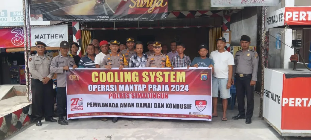 Polres Simalungun Gelar Edukasi dan Cooling System, Jaga Kamtibmas Jelang Pilkada 2024