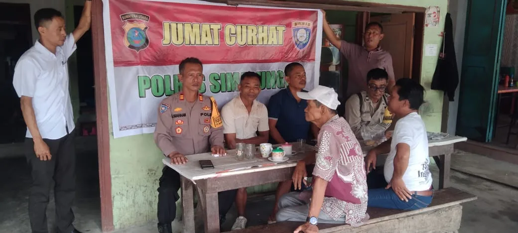 Polres Simalungun Gelar Kegiatan Jumat Berkah, Bagikan 100 Nasi Kotak kepada Warga Tanah Jawa dan Nagori Balimbingan