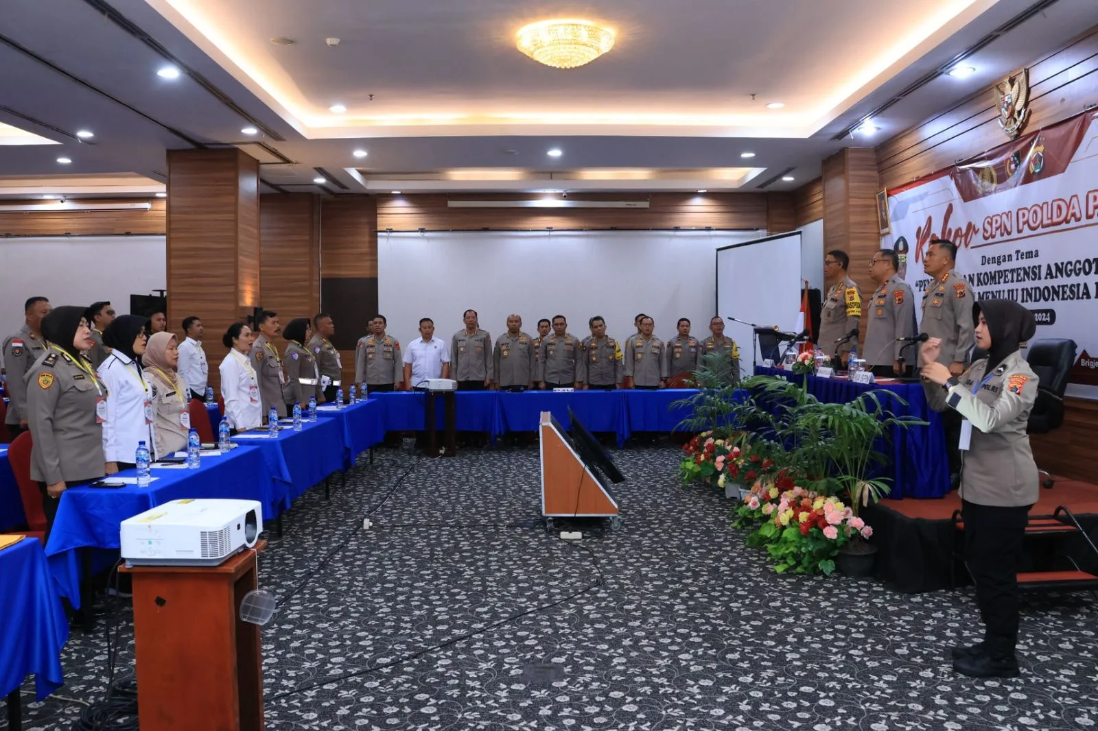 Demi Meningkatkan Kemampuan Anggota Polri, Wakapolda Papua Gelar Kegiatan Rakor SPN Polda Papua