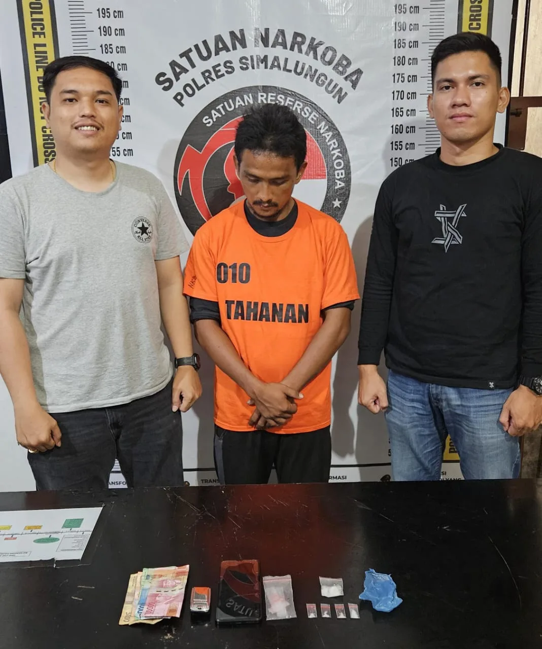 Sat Narkoba Polres Simalungun Ringkus Pengedar Sabu di Bosar Maligas, 2,88 Gram Sabu Diamankan