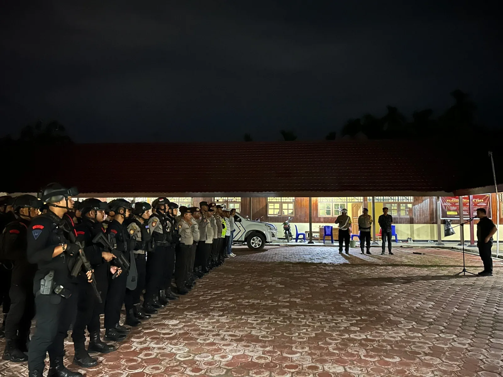 Patroli Show of Force Satgas OMPC II Polda Papua di Nabire, Wujud Kesiapsiagaan Amankan Pilkada Papua Tengah
