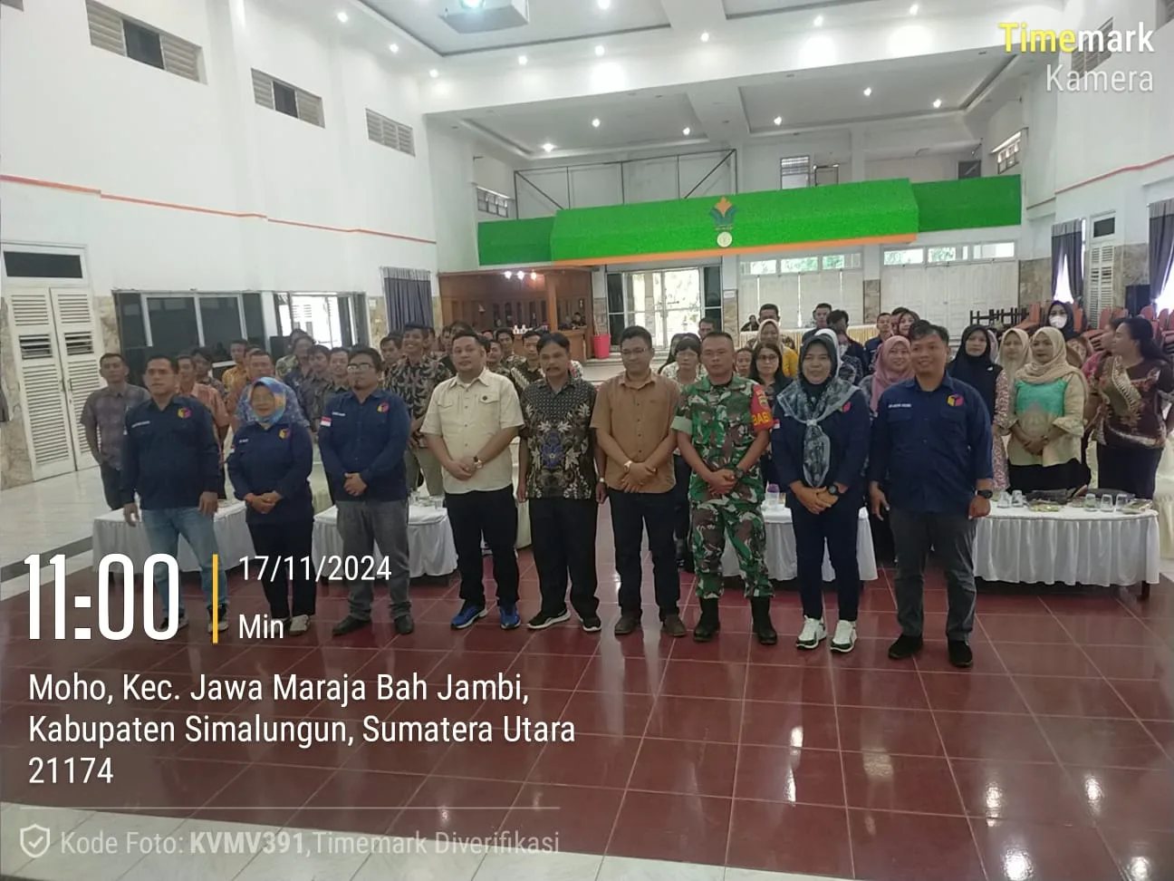 Babinsa Koramil 10/Tanah Jawa Hadiri Kegiatan Peningkatan Kapasitas Pengawasan PTPS di Kecamatan Jawa Maraja Bah Jambi
