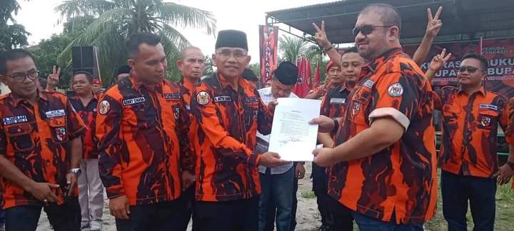 Ribuan Anggota PP Kabupaten Simalungun untuk Memenangkan Anton Benni sebagai Bupati Simalungun
