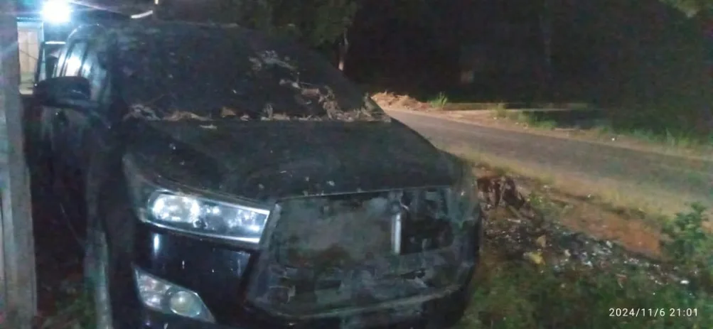 Rusak Parah, Kendaraan Dinas Ketahanan Pangan Diduga Dipreteli